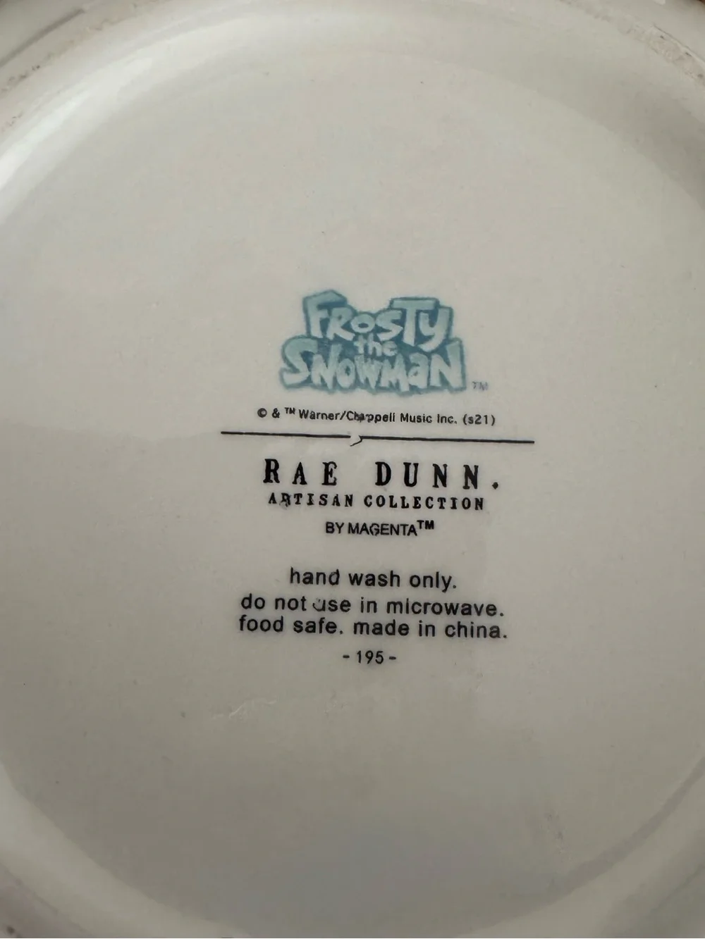 Rae Dunn Frosty The Snowman Canister / Cookie Jar